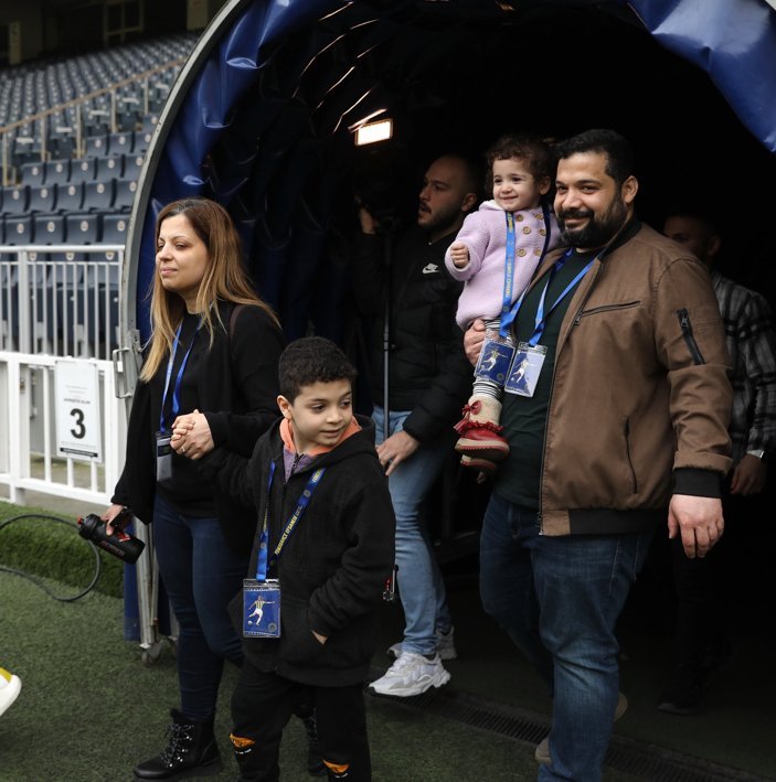 Fenerbahçe, depremzede Kuzey'i statta ağırladı