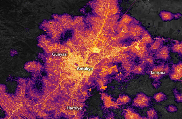 NASA Antakya'nın deprem öncesi ve sonrasına ait görüntüleri yayınladı