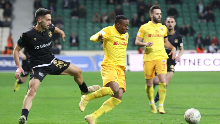 Kayserispor, Giresunspor'u mağlup etti