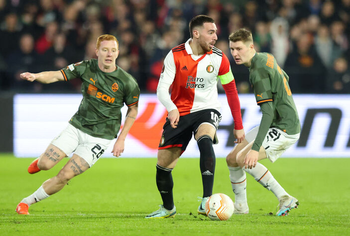 Feyenoord, Orkun'un yıldızlaştığı maçlarda Shakhtar'a 7 gol attı