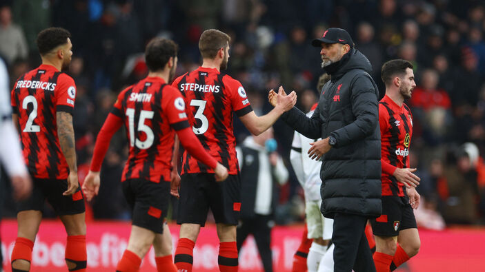 Liverpool, Bournemouth'a kaybetti