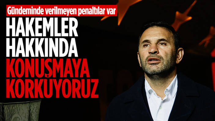 Galatasaray'ın hocası Okan Buruk: Yakında maçla ilgili konuşamayacağız